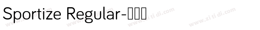 Sportize Regular字体转换